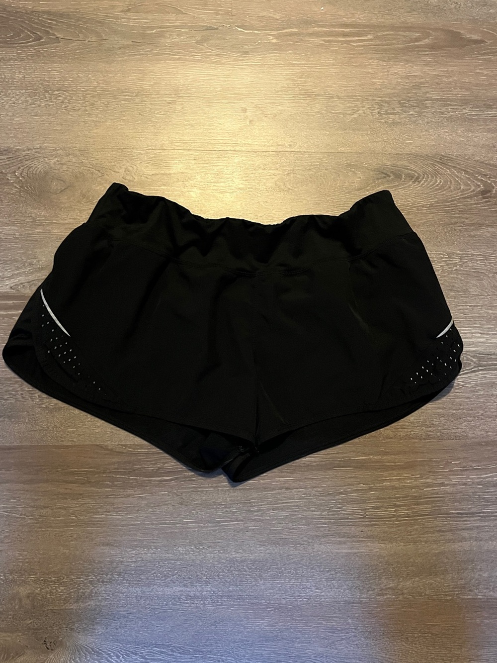 Champion Black Women's Athletic Shorts with Reflective Trim size xl